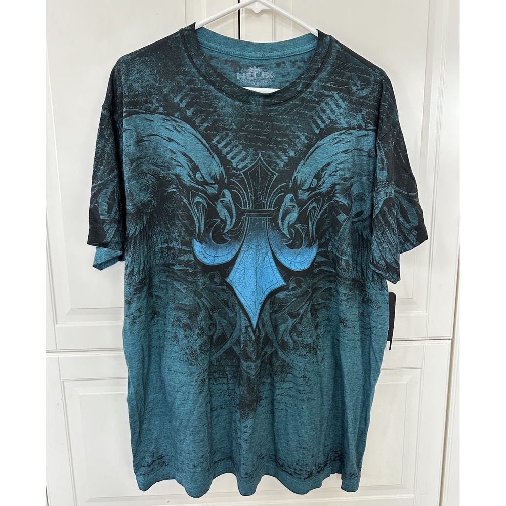 Helix Mens Graphic T-Shirt Multicolors  Size XL